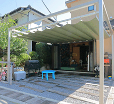 パーゴラ（可動式）_完成1